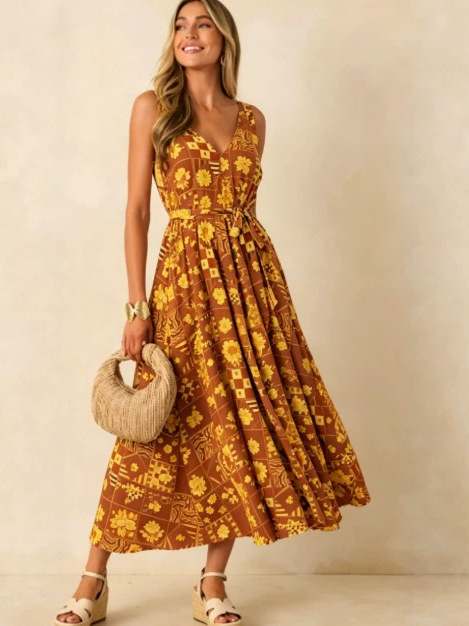 Lato 2026, duża rozmiarówka, d – Linen Dress Wrap recenzja i cena