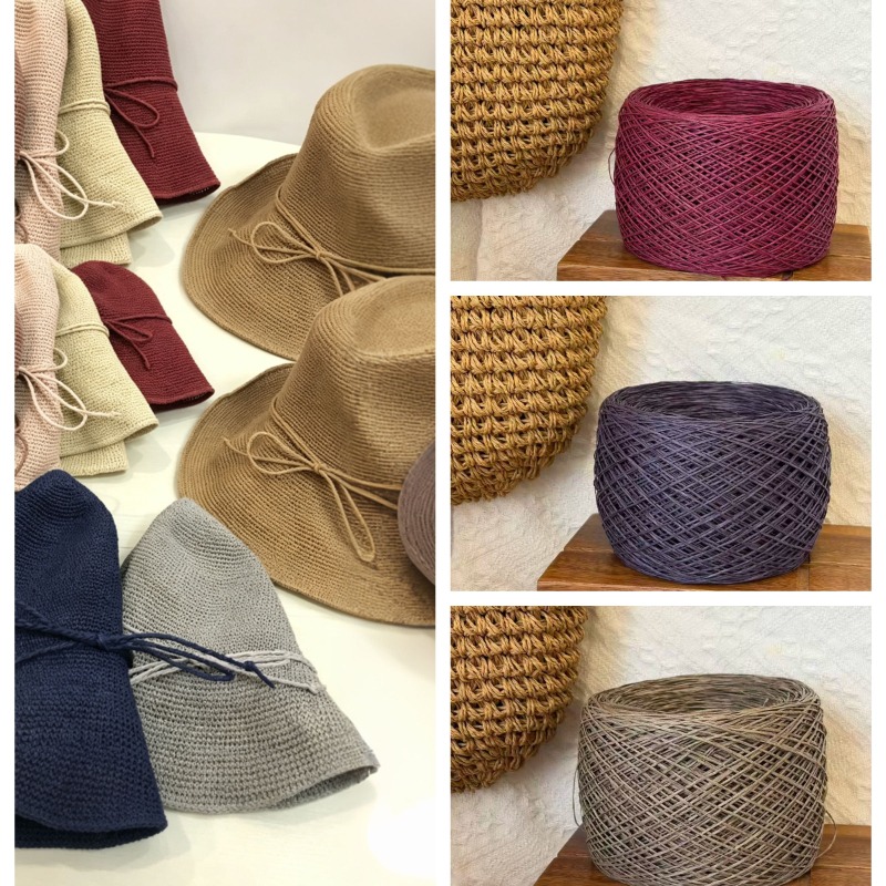 250g Bardzo Cienkiej Bawełnian – Crochet Bag Raffia recenzja i cena