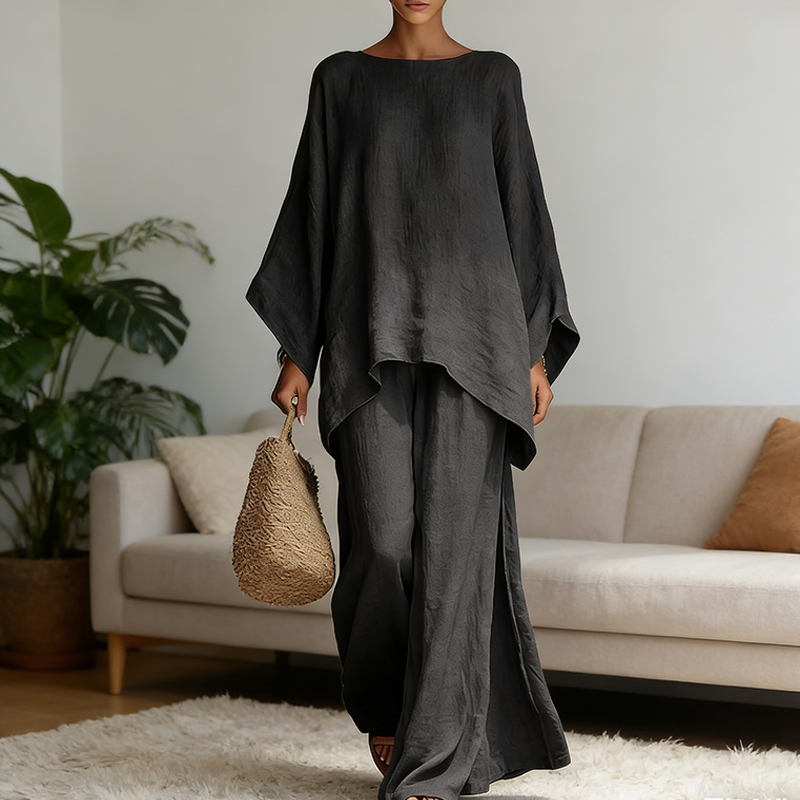 Wiosenny Nowy Modny Lniany Luź – Linen Pant Wide recenzja i cena